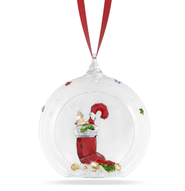 Swarovski Holiday Cheers Stocking and Candy Ball Ornament 5735700