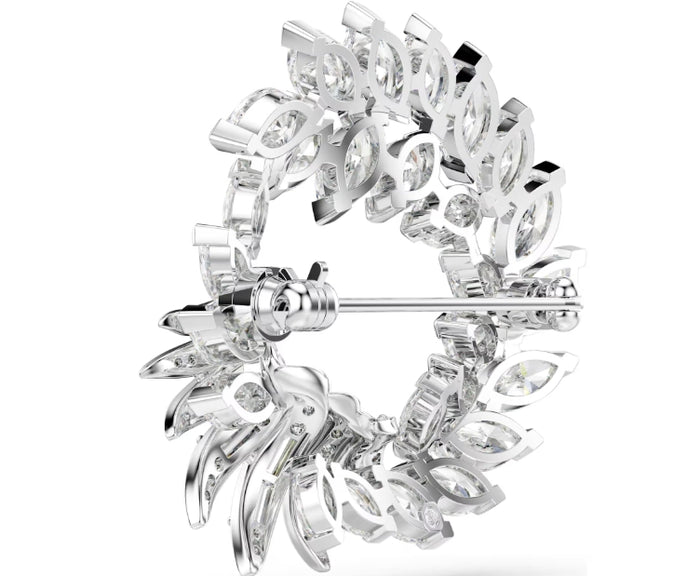 Swarovski Mesmera brooch Marquise cut, White, Rhodium plated 5754566
