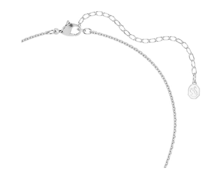 Swarovski Sublima pendant Round cut, White, Rhodium plated 5738246