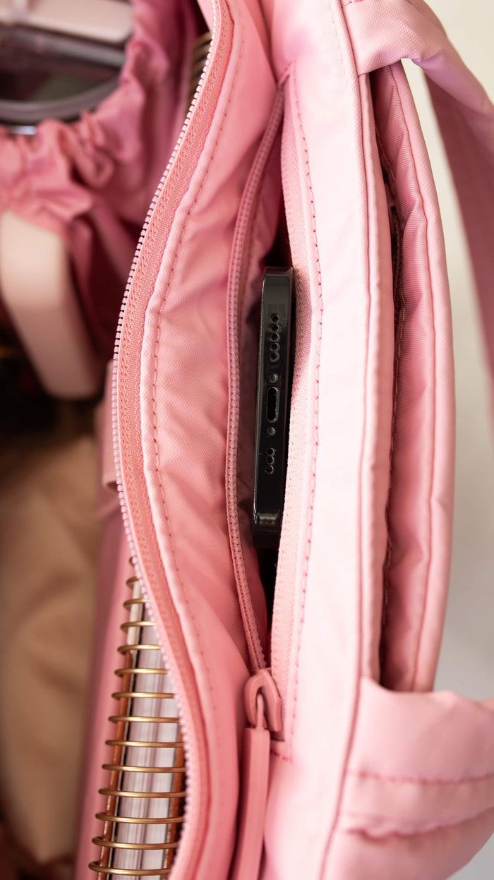 Tate Expandable Tote | Work, Travel and School Bag - Bubblegum