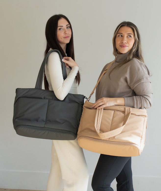 Tate Expandable Tote | Work, Travel and School Bag - Slate