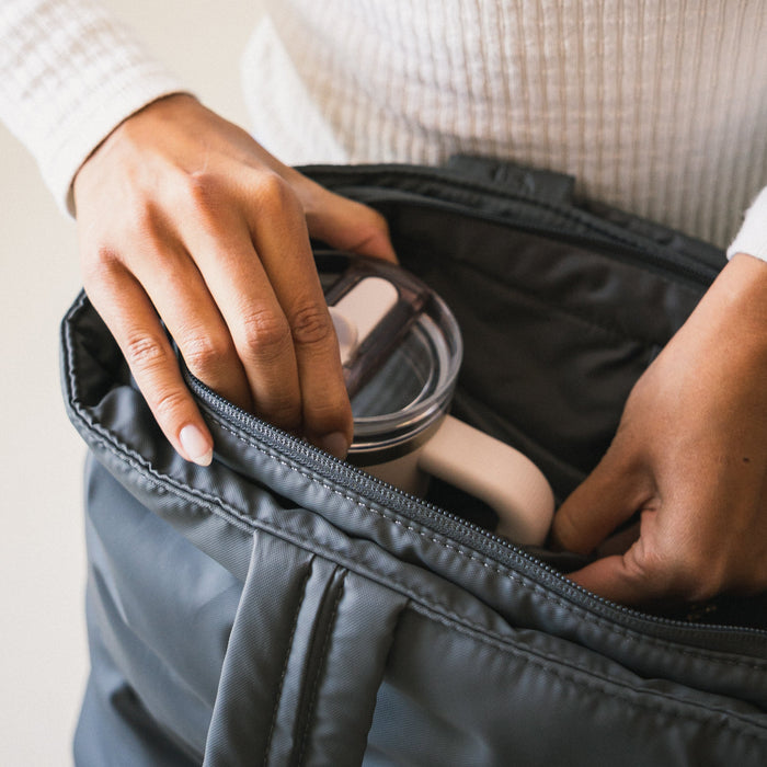 Tate Expandable Tote | Work, Travel and School Bag - Slate