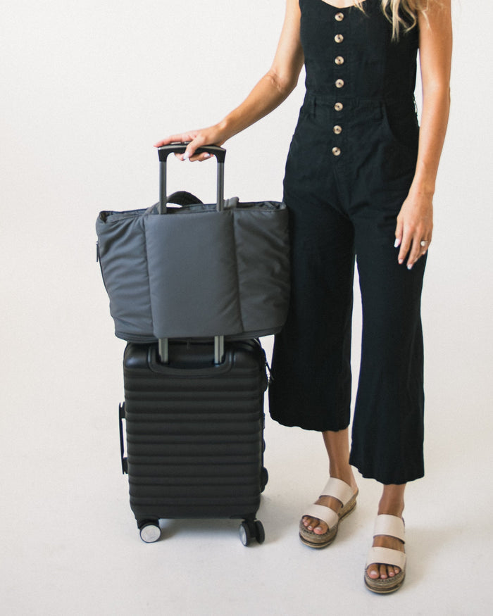 Tate Expandable Tote | Work, Travel and School Bag - Slate
