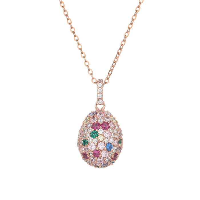 Tina Multicolor Teardrop Necklace