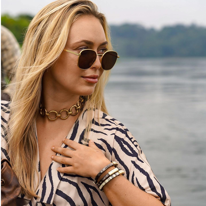 Tinsley Brass Choker