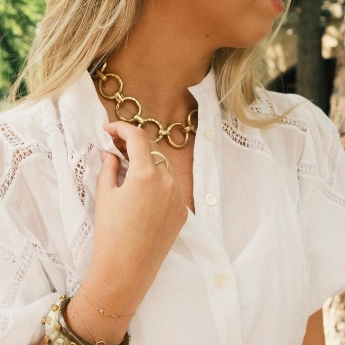 Tinsley Brass Choker