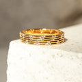 Trio Stone CZ Ring