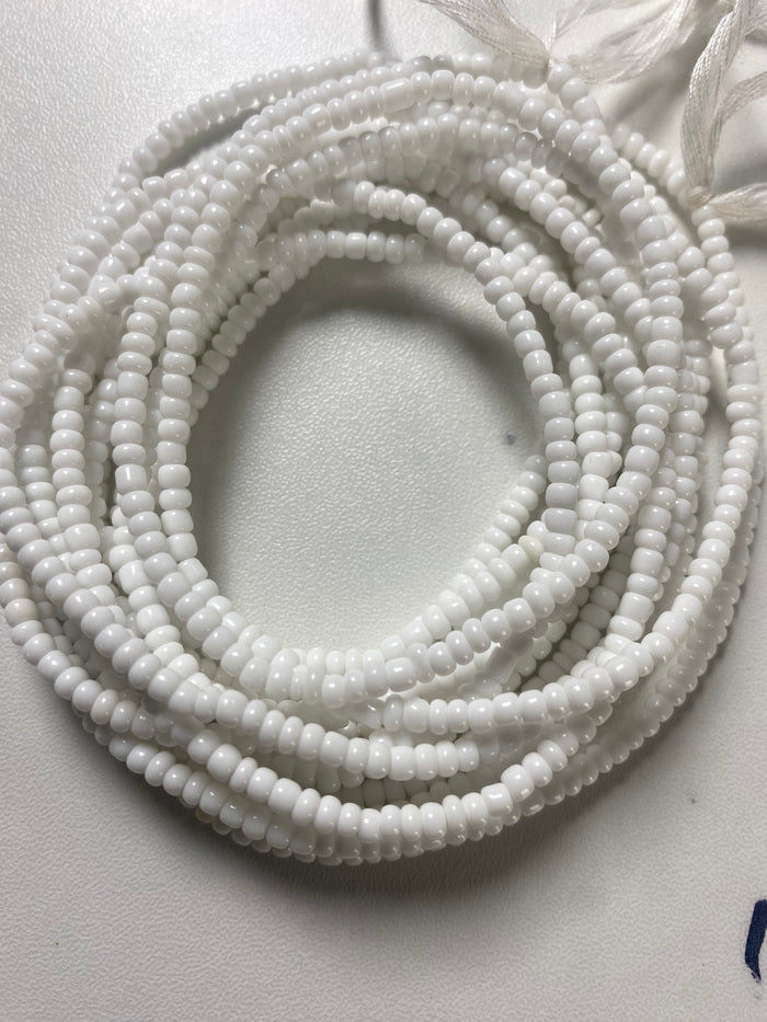 White Waist Bead | Body Jewelry | Waist Bead for Weight-loss 40-45”