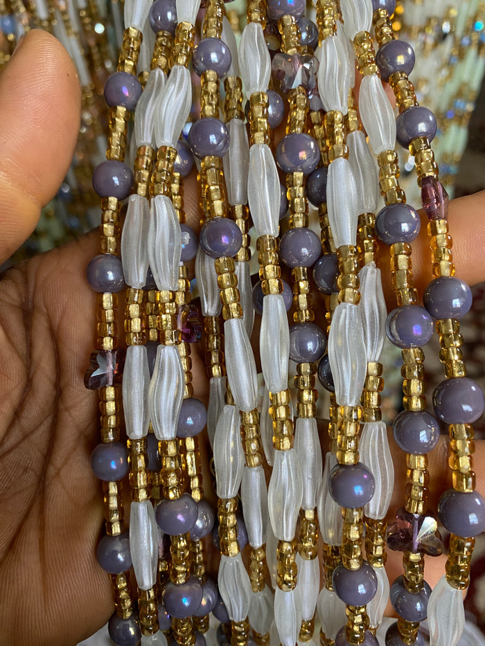 Wholesale Waist Beads | Glow in the dark | African Waist Beads for Resale | Randomly Chosen | 25 Waist Beads | 45"-50".